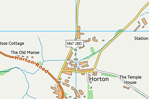 NN7 2BD map - OS VectorMap District (Ordnance Survey)