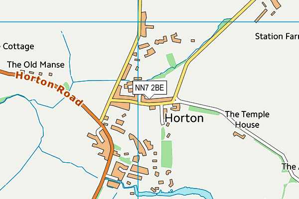 Horton House Sports Club map (NN7 2BE) - OS VectorMap District (Ordnance Survey)