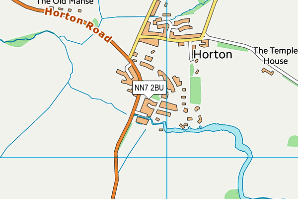 NN7 2BU map - OS VectorMap District (Ordnance Survey)