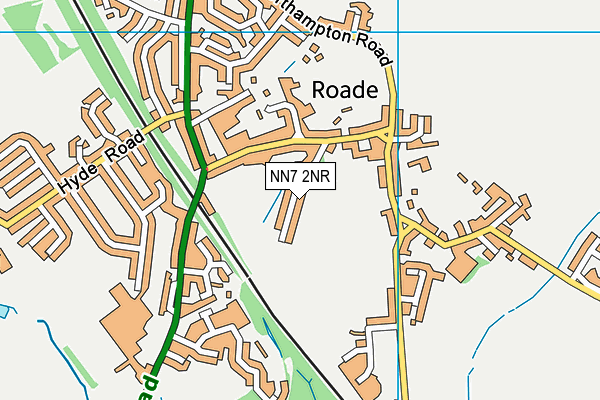 NN7 2NR map - OS VectorMap District (Ordnance Survey)