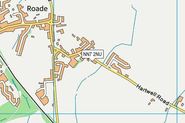 NN7 2NU map - OS VectorMap District (Ordnance Survey)