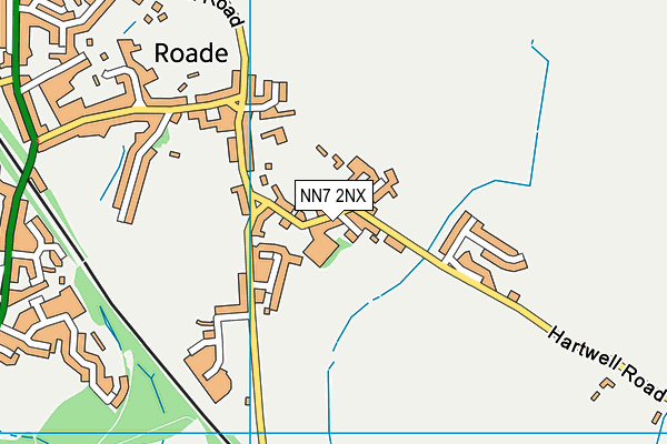 NN7 2NX map - OS VectorMap District (Ordnance Survey)