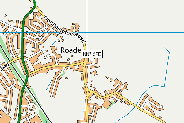 NN7 2PE map - OS VectorMap District (Ordnance Survey)