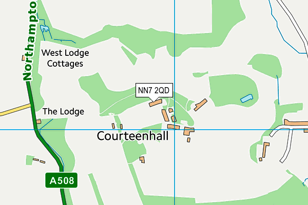 NN7 2QD map - OS VectorMap District (Ordnance Survey)