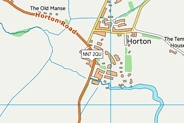 NN7 2QU map - OS VectorMap District (Ordnance Survey)