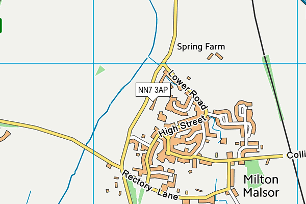 NN7 3AP map - OS VectorMap District (Ordnance Survey)