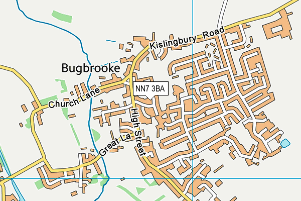NN7 3BA map - OS VectorMap District (Ordnance Survey)