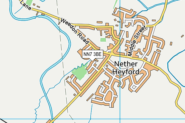 NN7 3BE map - OS VectorMap District (Ordnance Survey)