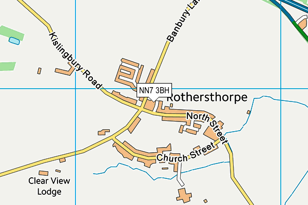 NN7 3BH map - OS VectorMap District (Ordnance Survey)
