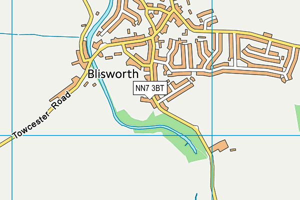 NN7 3BT map - OS VectorMap District (Ordnance Survey)