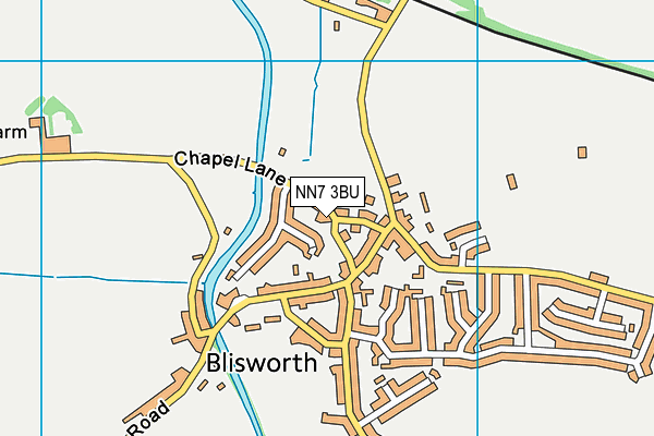 NN7 3BU map - OS VectorMap District (Ordnance Survey)