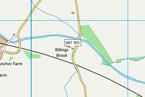 NN7 3ES map - OS VectorMap District (Ordnance Survey)