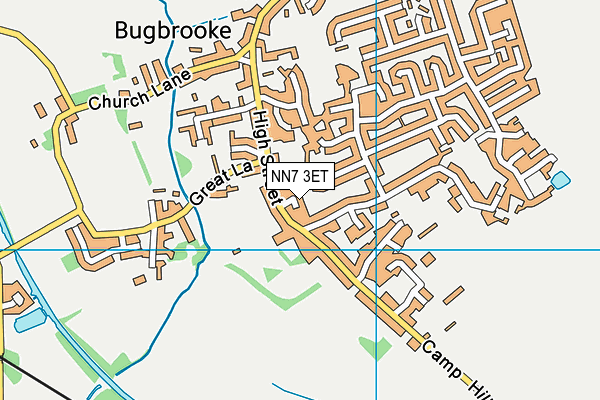 NN7 3ET map - OS VectorMap District (Ordnance Survey)