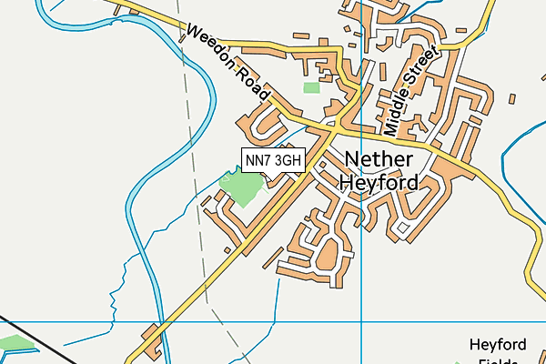 NN7 3GH map - OS VectorMap District (Ordnance Survey)