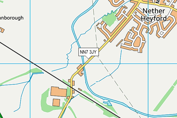 NN7 3JY map - OS VectorMap District (Ordnance Survey)