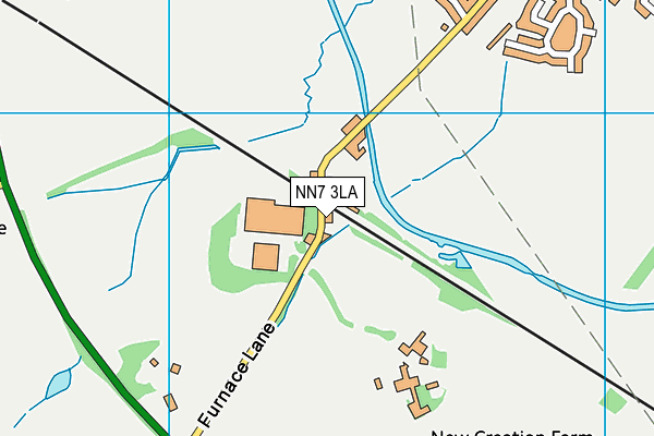 NN7 3LA map - OS VectorMap District (Ordnance Survey)