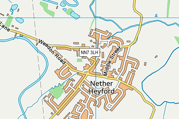 NN7 3LH map - OS VectorMap District (Ordnance Survey)