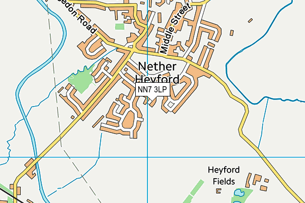 NN7 3LP map - OS VectorMap District (Ordnance Survey)