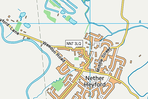 NN7 3LQ map - OS VectorMap District (Ordnance Survey)