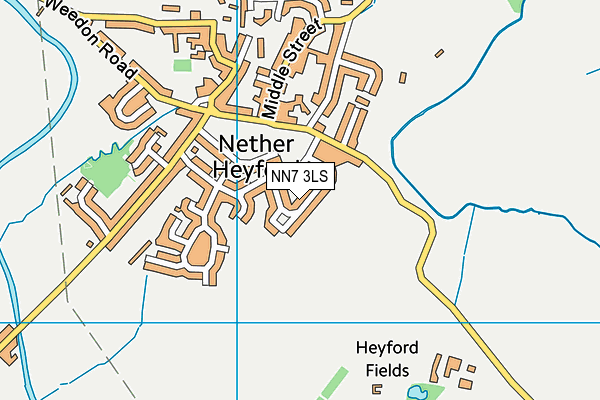 NN7 3LS map - OS VectorMap District (Ordnance Survey)