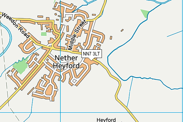 NN7 3LT map - OS VectorMap District (Ordnance Survey)