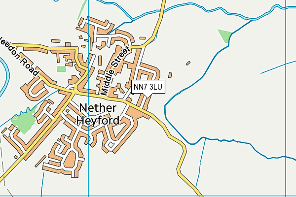 NN7 3LU map - OS VectorMap District (Ordnance Survey)