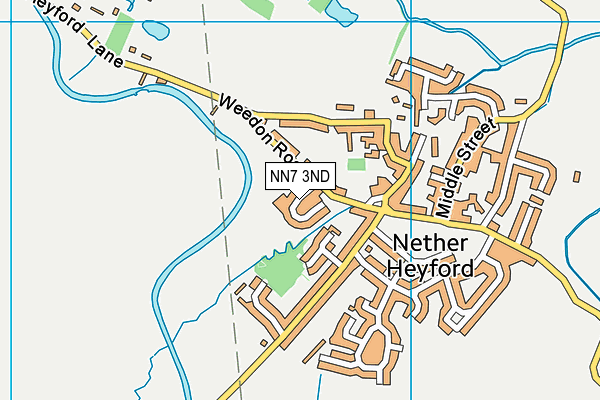 NN7 3ND map - OS VectorMap District (Ordnance Survey)