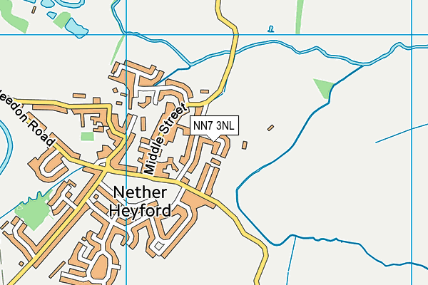NN7 3NL map - OS VectorMap District (Ordnance Survey)
