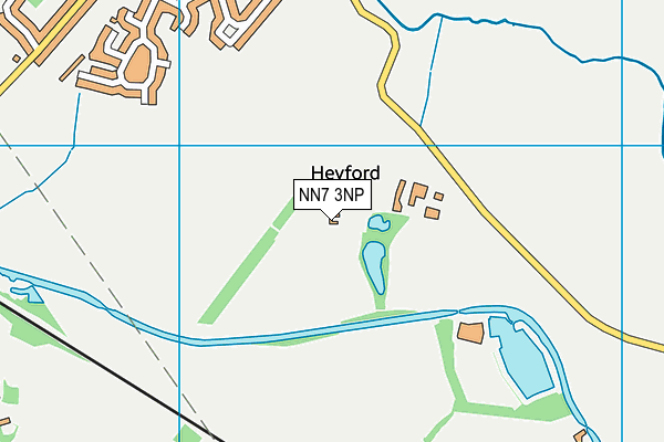NN7 3NP map - OS VectorMap District (Ordnance Survey)