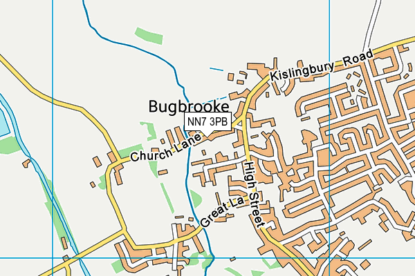 NN7 3PB map - OS VectorMap District (Ordnance Survey)