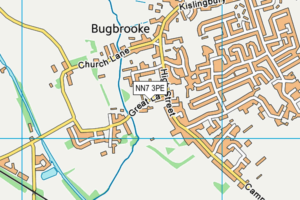 NN7 3PE map - OS VectorMap District (Ordnance Survey)