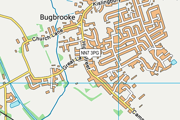 Map of THE BUGBROOKE PUB COMPANY LTD at district scale