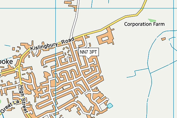 NN7 3PT map - OS VectorMap District (Ordnance Survey)