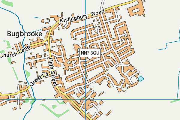NN7 3QU map - OS VectorMap District (Ordnance Survey)