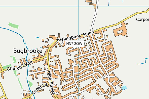 NN7 3QW map - OS VectorMap District (Ordnance Survey)