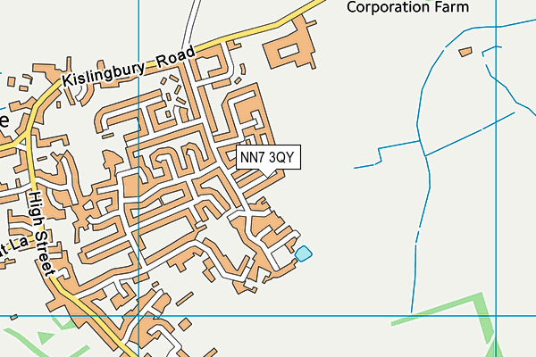 NN7 3QY map - OS VectorMap District (Ordnance Survey)