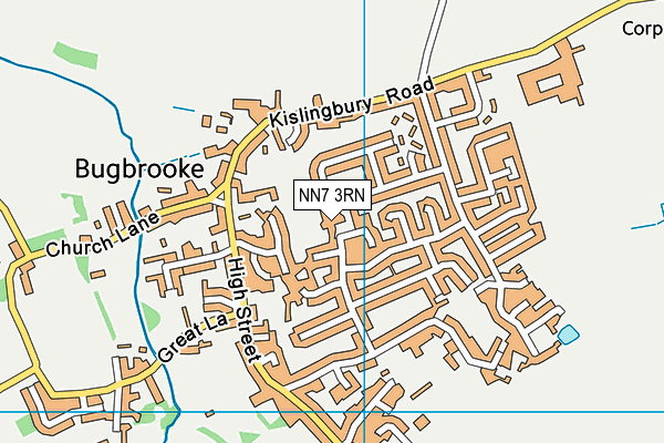 NN7 3RN map - OS VectorMap District (Ordnance Survey)