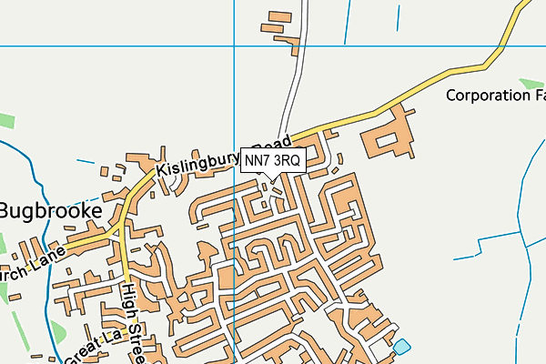 NN7 3RQ map - OS VectorMap District (Ordnance Survey)