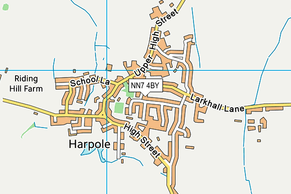 NN7 4BY map - OS VectorMap District (Ordnance Survey)