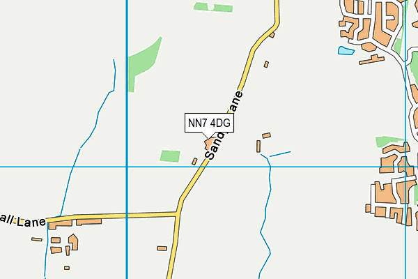 NN7 4DG map - OS VectorMap District (Ordnance Survey)