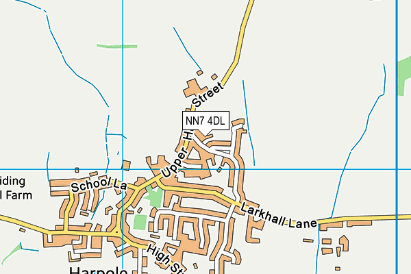 NN7 4DL map - OS VectorMap District (Ordnance Survey)