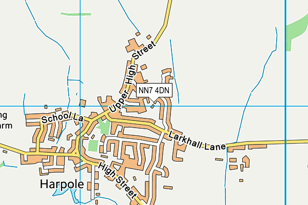 NN7 4DN map - OS VectorMap District (Ordnance Survey)