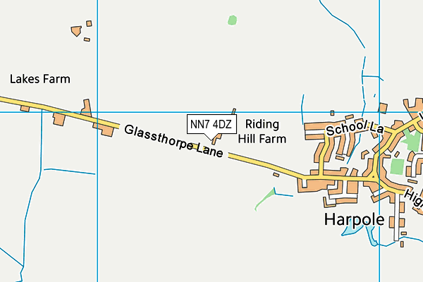 NN7 4DZ map - OS VectorMap District (Ordnance Survey)