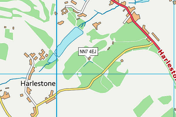 NN7 4EJ map - OS VectorMap District (Ordnance Survey)