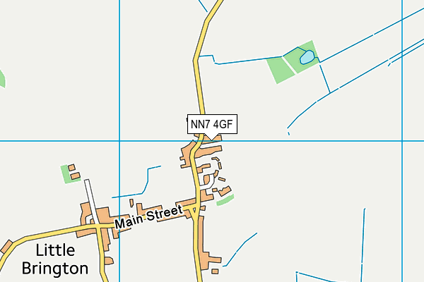NN7 4GF map - OS VectorMap District (Ordnance Survey)