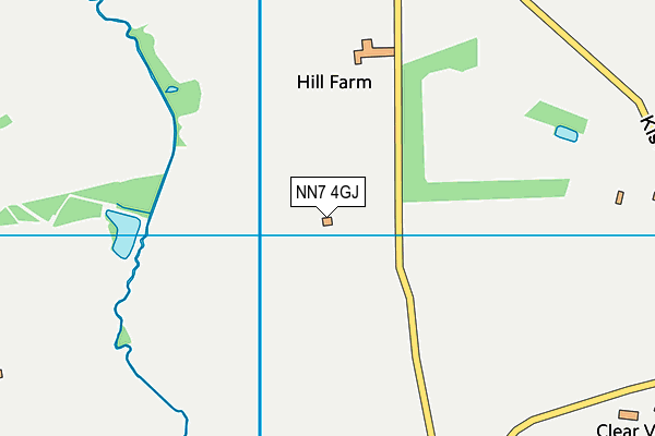 NN7 4GJ map - OS VectorMap District (Ordnance Survey)