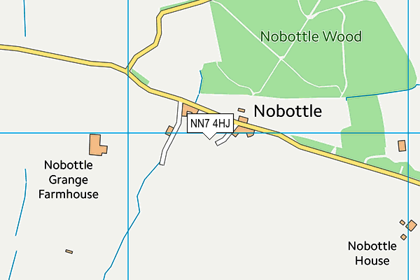 NN7 4HJ map - OS VectorMap District (Ordnance Survey)