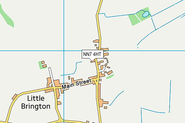 NN7 4HT map - OS VectorMap District (Ordnance Survey)