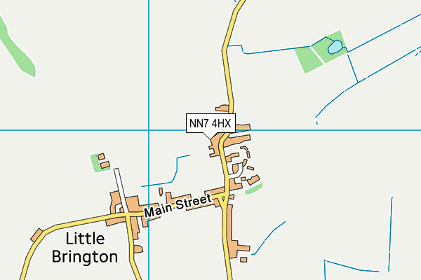 NN7 4HX map - OS VectorMap District (Ordnance Survey)