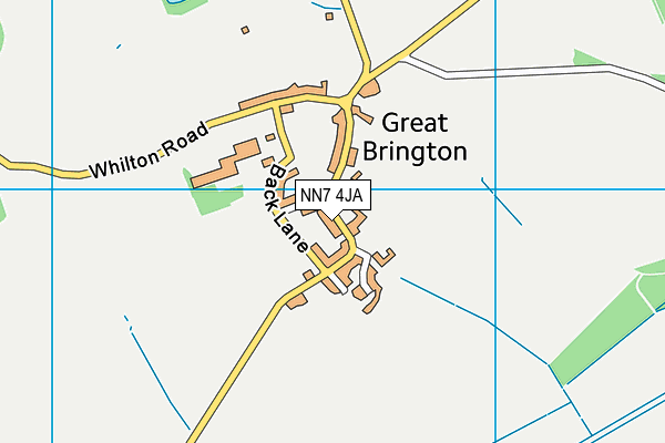 NN7 4JA map - OS VectorMap District (Ordnance Survey)